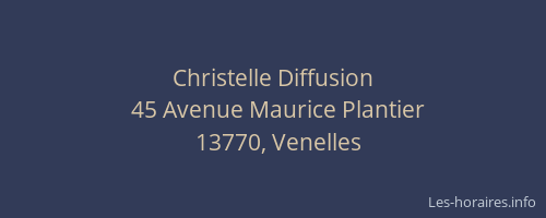 Christelle Diffusion