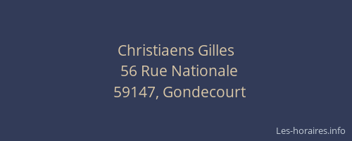 Christiaens Gilles