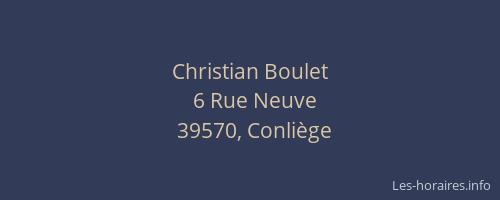 Christian Boulet