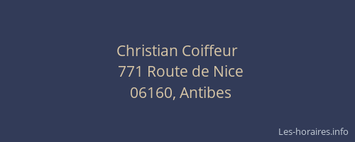 Christian Coiffeur