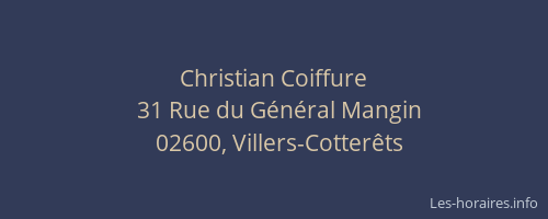 Christian Coiffure