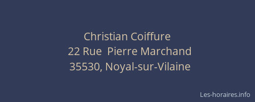 Christian Coiffure