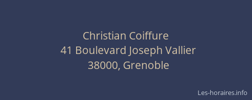 Christian Coiffure
