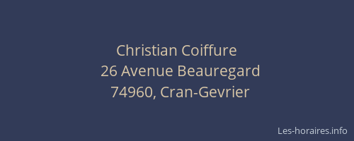 Christian Coiffure
