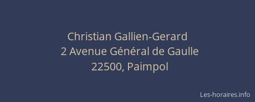 Christian Gallien-Gerard