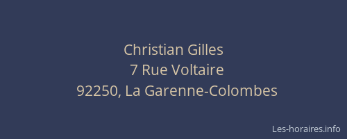 Christian Gilles