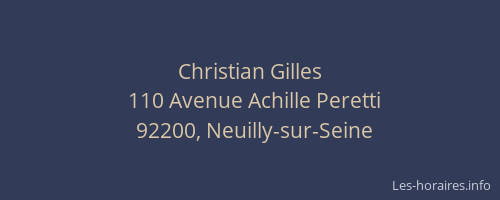 Christian Gilles