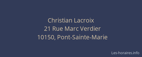 Christian Lacroix