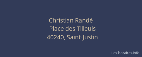 Christian Rand&eacute;