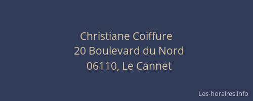 Christiane Coiffure