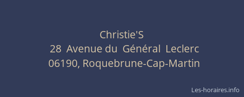 Christie'S