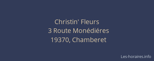 Christin' Fleurs