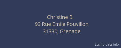 Christine B.