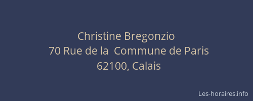 Christine Bregonzio