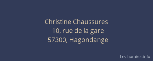 Christine Chaussures