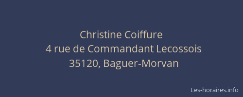 Christine Coiffure