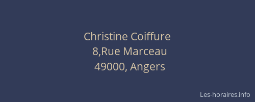 Christine Coiffure