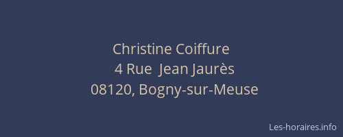 Christine Coiffure