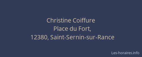 Christine Coiffure