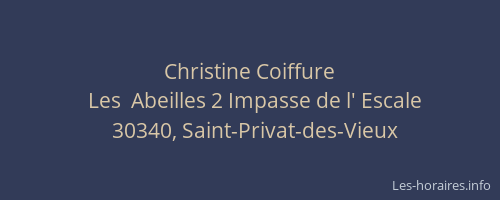 Christine Coiffure