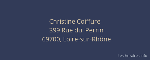 Christine Coiffure