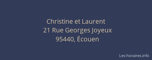 Christine et Laurent
