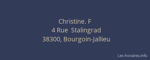 Christine. F