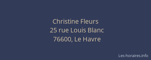 Christine Fleurs