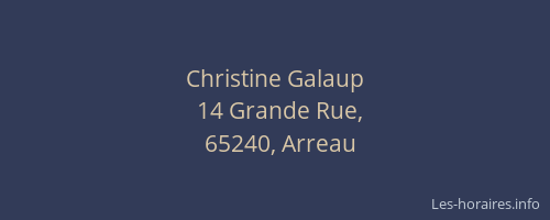 Christine Galaup