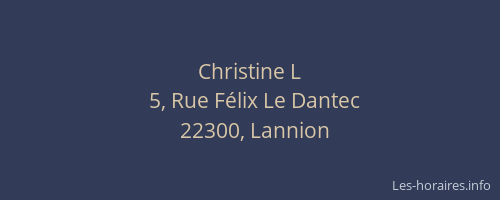 Christine L