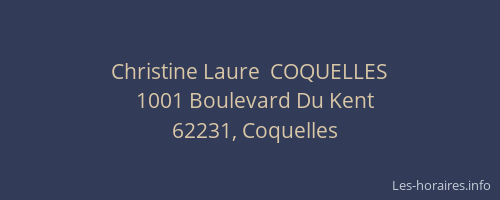 Christine Laure  COQUELLES