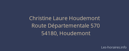 Christine Laure Houdemont