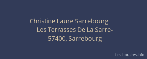 Christine Laure Sarrebourg      