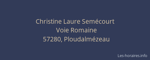 Christine Laure Semécourt
