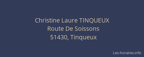 Christine Laure TINQUEUX