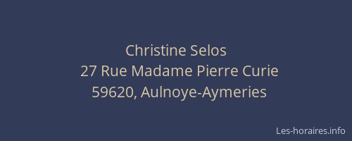Christine Selos