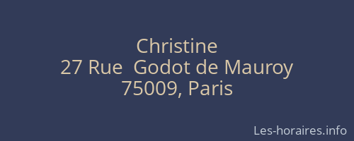 Christine