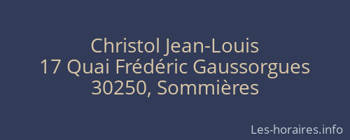 Christol Jean-Louis