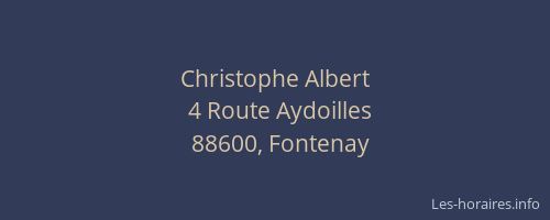 Christophe Albert