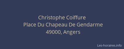 Christophe Coiffure