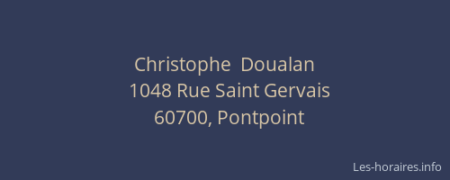 Christophe  Doualan