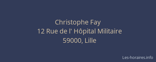 Christophe Fay