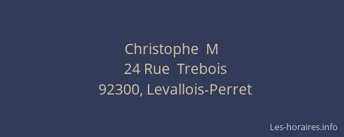 Christophe  M