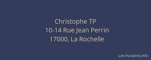 Christophe TP