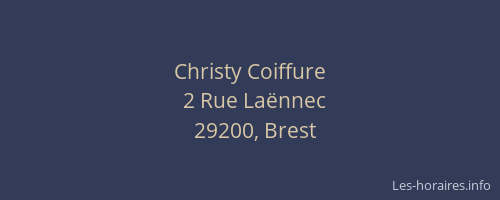 Christy Coiffure