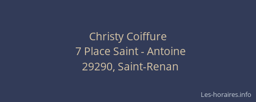 Christy Coiffure