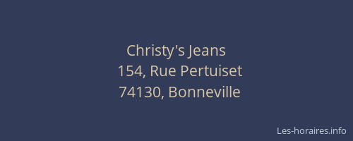Christy's Jeans