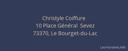 Christyle Coiffure