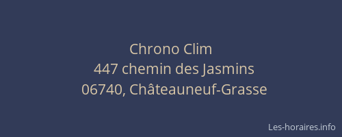 Chrono Clim