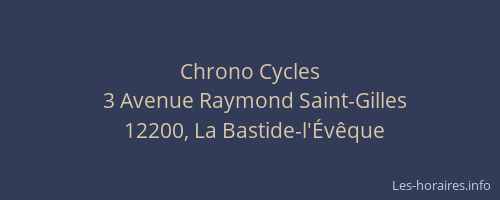 Chrono Cycles
